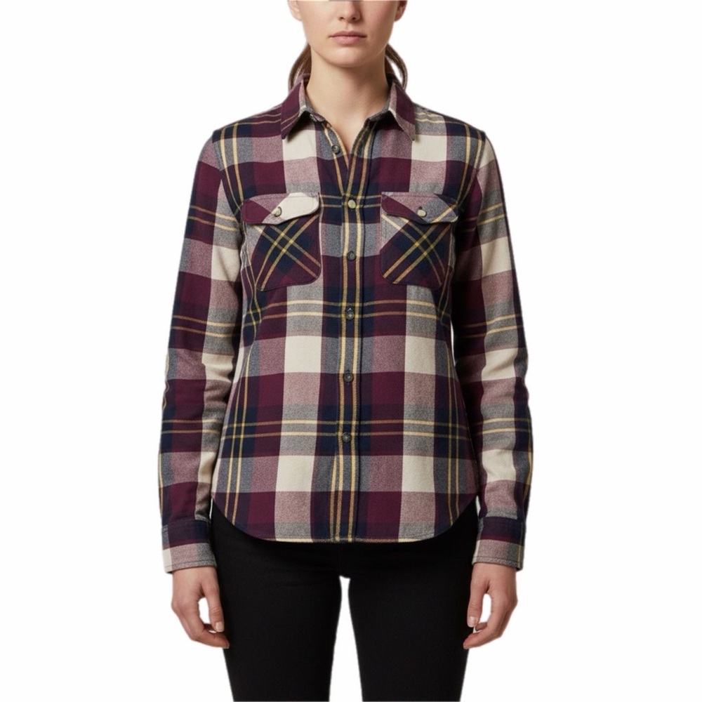 J Crew Shirt Womens S Flannel Paid Tartan Lumberjack Western Rustic Cowgirl Prep